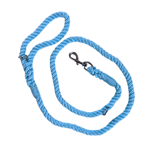Rope Leash Blue