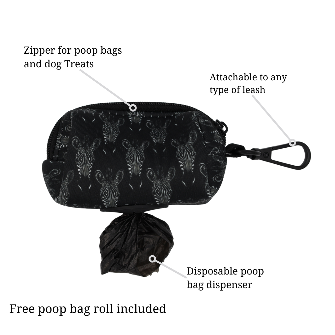 Zesty Zebra Poo bag holder